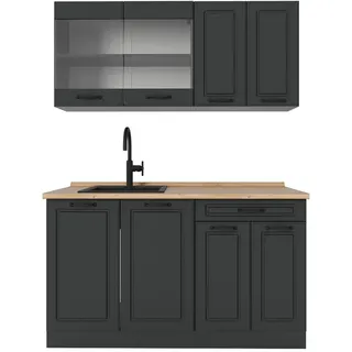Vicco Küchenzeile R-Line 140 cm grau