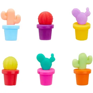 Butlers Glasmarker (6er Set) My Drink , Multicolor , Kunststoff , 13x2x10 cm , Barzubehör & Weinzubehör, Barzubehör