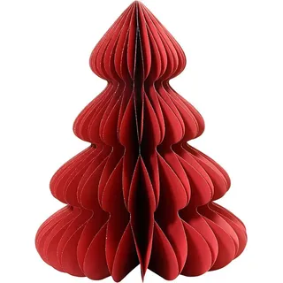 Weihnachtsbaum Decoris Rot Papier Ø 72 x 90 cm - Rot