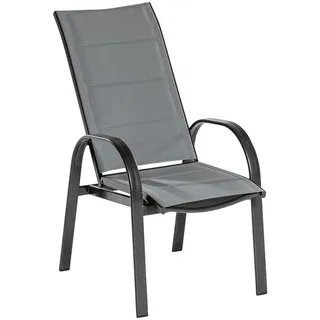 Merxx Marini Gartenstuhl 57 x 73 x 110 cm grau