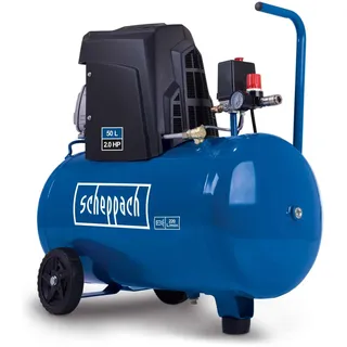 Scheppach Kompressor HC63 - 10bar | 1500W | 50L Kessel | Ansaugleistung 173 L/min | ölgeschmiert