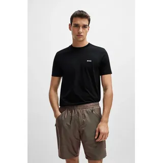 Boss 10256064 Kurzarm-T-Shirt Black M