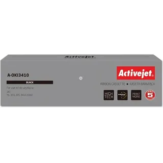 Activejet A-OKI3410 - black - print ribbon (alternative for: OKI 09002308) - Print ribbon schwarz),