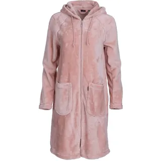 Damenbademantel WEWO FASHION "6601" Gr. XXL, rosa (rose), L:100cm, Wellsoft-Microfaser, Hausmäntel, Damenbademantel, unübertroffen kuschelig
