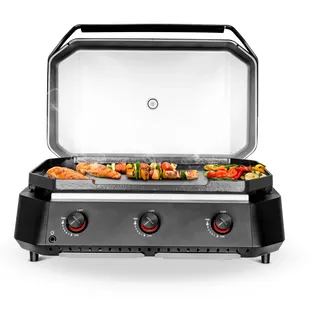 cozze Plancha Gasgrill schwarz