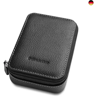 Störtebekker Shaving Accessories Störtebekker® Premium Rasierhobel Etui Schwarz - hochwertiges Etui aus echtem Leder - nachhaltig produziert und verpackt - geeignet für alle Rasierer und Rasierhobel - Geschenkidee