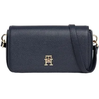 Tommy Hilfiger Emblem Flap Crossover Umhängetasche Polyurethan Space Blue