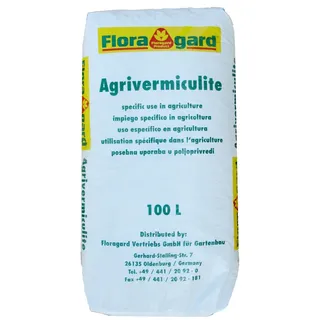 Floragard Vermiculite 100 L (2–3 mm) – mineralisches Substrat zur Boden- und Substratverbesserung für Garten, Anzucht & Zimmerpflanzen – Brutsubstrat für Reptilien im Terrarium & als Abdeckmaterial
