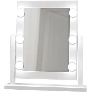 Fantasia® Beauty Hollywood Spiegel mit Beleuchtung - Dimmbare LED-Lampen, 2 Lichtfarben, Touch-Bedienung - Schminkspiegel für Schminktisch - Perfekt für Make-Up & Styling