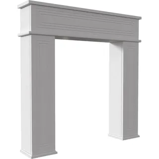 Kaminkonsole AFRO weiß Selbstmontage