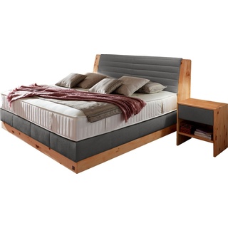 Alina Boxspringbett »Chalet«, Grand Comfort TF 1000 PM, Zirbenholz natur geölt grau