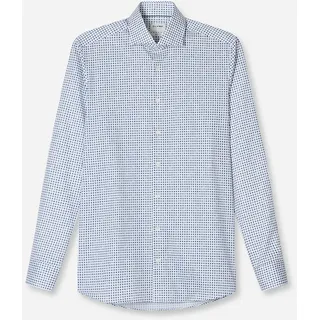 OLYMP Langarmhemd »Level 5« Royal-Kentkragen, body fit, Businesshemd, extra langer Arm, weiß