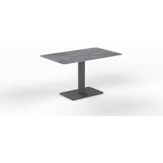 Tisch Glarus Mollis rechteckig - 130 x 80 cm Dekton trilium