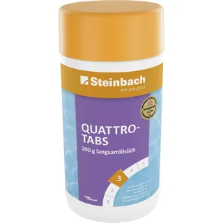 Steinbach Group Steinbach Poolpflege Quattrotabs Tabs 1 kg Tabletten, TCCA Multi 85%