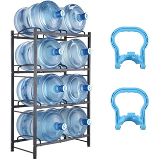 Vevor Weinregal 4 Ebenen 5 Gal Schwarz