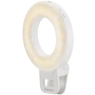 Hama Togo, Clip-On-Ringlicht für Handy, aufladbar, 3 Modi