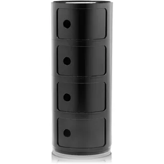 Kartell Componibili 4 Elemente Schwarz