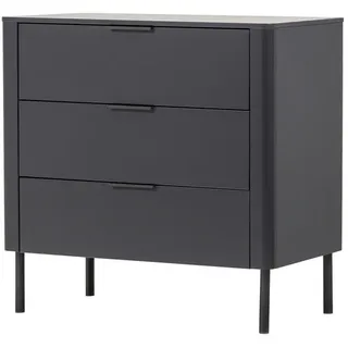 Woood Sideboard 94 x 93 x 52 cm Schwarz