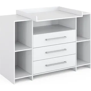 Vicco Wickelkommode Oskar, 143 x 100 cm XL mit Schubladen