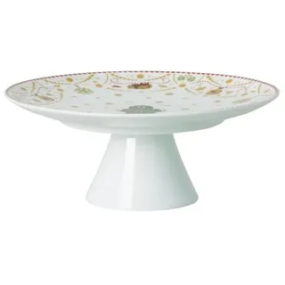 Hutschenreuther Weihnachten "Christmas Love" Tortenplatte auf Fuß klein Ø 22 cm