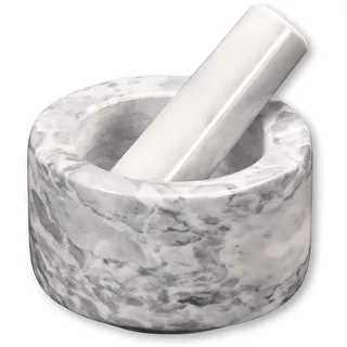 KESPER Mörser Marmor Ø 13 cm H 8 cm Weiß poliert