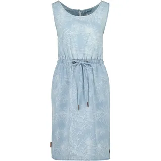 Jerseykleid ALIFE & KICKIN, Damen, Gr. M, Normalgrößen, light denim, 95% Baumwolle, 5% Elasthan, Rundhals, Kleider Jerseykleid