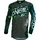 Motocross-Jersey Langarm Kinder MX MTB Mountainbike Enduro Eingenähter Ellbogenschutz V-Ausschnitt Atmungsaktives Material Youth Jersey Grau Größe L