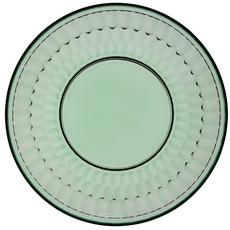 Villeroy und Boch - Boston col. Salatteller green, dekorativer Teller für Salate und Desserts mit grünem Akzent, Kristallglas