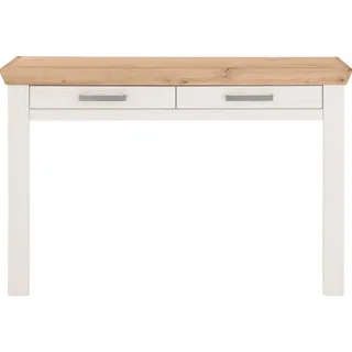 set one by Musterring Schminktisch 1 Stk. tlg. mit zwei Schubkästen, Landhausstil, Metallgriff, B 123 x H 80 x T 40cm