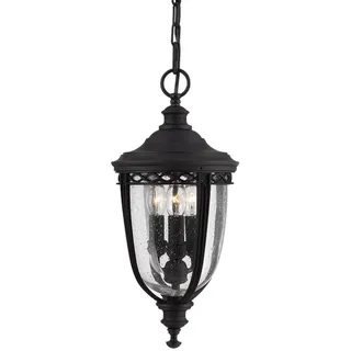 Hängeleuchte in Schwarz außen Rustikal E14 EDMUND Außenleuchte Laterne Terrasse