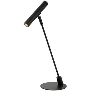 Licht-Erlebnisse Dano Tischlampe Metall Schwarz G9 H:32 Cm Dimmer Touch