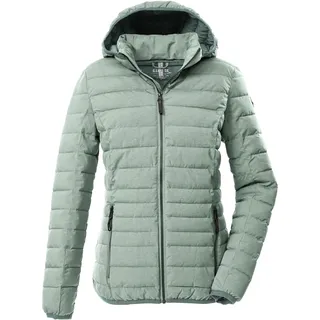 G.I.G.A. DX Damen Steppjacke/Funktionsjacke in Daunenoptik mit Kapuze GW 49 WMN QLTD JCKT, aquaverde, 44, 43684-000
