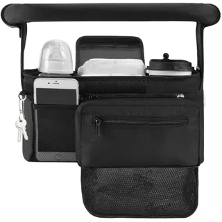 Momcozy SZ001-BL00NB-D Windeltasche Veranstalter Schwarz