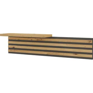 Musterring Aufsatzpaneel "Isabelle" für Nachtschrank der Serie Isabelle, Lamellen in Bianco-Eiche, bianco, eiche, nachbildung