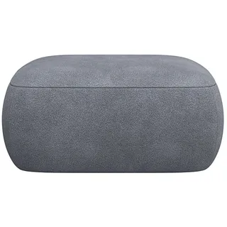 flexlux Pouf Torino 91 x 46 x 91 cm Grau