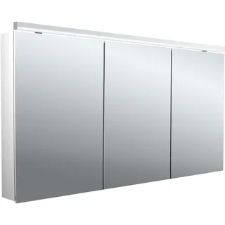 emco flat 2 classic LED-Lichtspiegelschrank mit Aufsatzleuchte, 3 Türen, 1400x711x113mm, 979706506