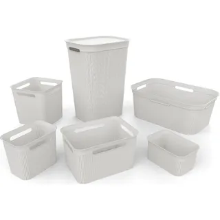 Rotho Brisen Aufbewahrungskorb 26,2x18x13 cm 4,5l weiß - Weiß