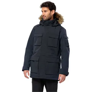 Jack Wolfskin Glacier Canyon Parka für Herren - Dunkelblau