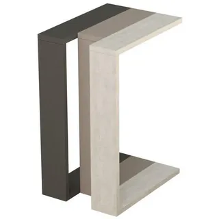 Livetastic Beistelltisch , Anthrazit, Grau , Holzwerkstoff , rechteckig , 40x57x30 cm , Wohnzimmer, Wohnzimmertische, Beistelltische, Beistelltische eckig