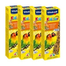 Vitakraft Vitakakraft Kräcker Honig Agaponiden 4x180g