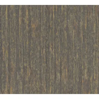 ascreation A.S. Création Vliestapete in Holz Optik Braun Schwarz, 10,05 m x 0,53 m