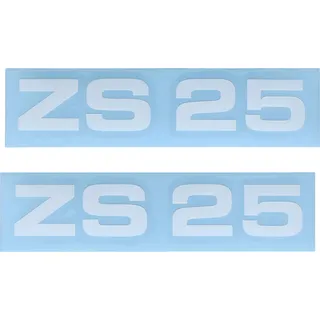 Aufkleber Satz MOGA 95 x 17 mm UV-beständig glänzend 2-teilig für Zündapp ZS 25