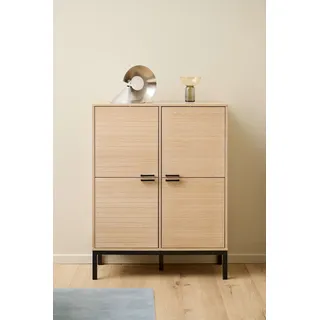 Actona Kensington 91 x 120 x 40 cm Beige / Weiß