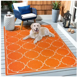 Sanat Berlin Outdoor-Teppich 60 x 110 cm Orange