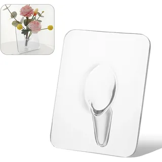 Blumenvase Mit Rahmen, Clear Acrylic Frame, Book Vase, Modern Art für Home Decor, Aesthetic Unique Flower Centerpieces, Decorative Picture Frame für Living Room, Dining Table