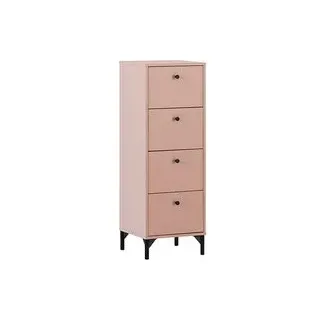 MÖBELPARTNER Kommode Smash, 156495 apricot 40,1 x 40,0 x 116,7 cm, 1 St.