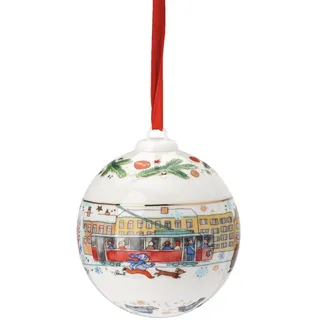 Hutschenreuther Porzellankugel Weihnachtskugel 2023 Porzellankugel, 6 CM