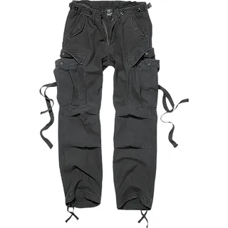 Brandit Textil M65 Cargohosen Schwarz 36