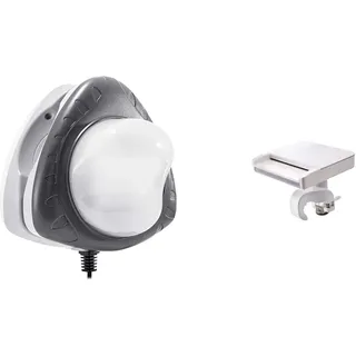 Intex Wasserfall- Bachlaufsets 56028, bunt, Einheitsgröße & magnetische LED-poolbeleuchtung