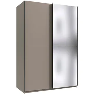 WIMEX Schiebetürenschrank Mugano 135 x 198 x 65 cm Saharagrau